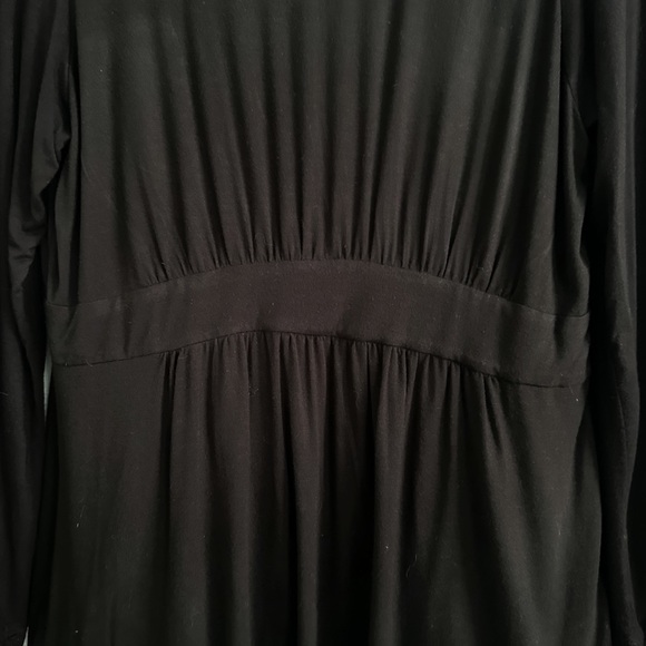Black Open Front Cardigan for Women - Picture 3 of 5